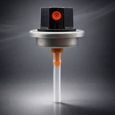 Ventilateur de peinture aérosol mâle de couleur finie avancée avec scellement fiable