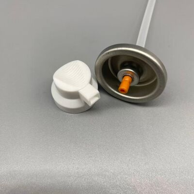 Valve de pulvérisation d'aérosol de shampooing sec avec solution de distribution de poudre de grande capacité