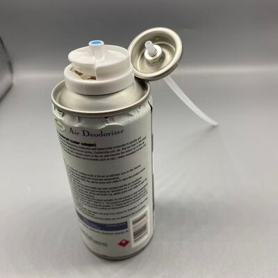 Valve d'aérosol antibactérien durable avec conception anti-embouteillage et haute compatibilité chimique