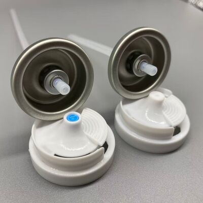 Vanne d'aérosol antibactérien avec buse anti-colmatage et distributeur à large brouillard pour une haute résistance chimique