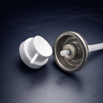 Valve d'aérosol inverse à 360° avec distributeur multi-position pour la construction en tôle métallique et taille de la vanne d'un pouce