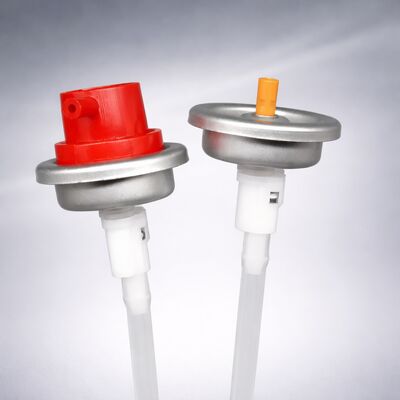 Valve aérosol de 1 pouce à 360 degrés avec technologie de pulvérisation omnidirectionnelle