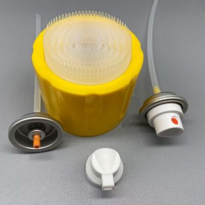 Vanne de nettoyant moussant résistant aux produits chimiques avec sortie stable