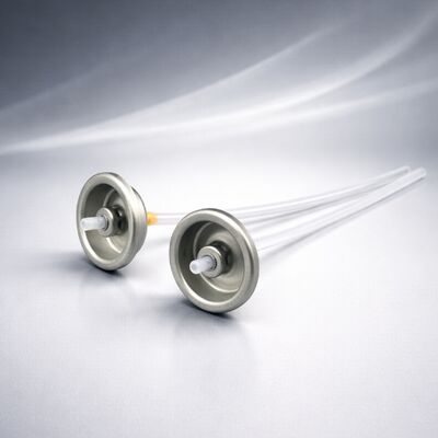 Valve aérosol antibactérienne à atomisation rapide et à buse à brouillard pour une résistance chimique élevée