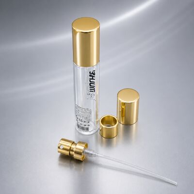 Pompe à parfum en aluminium de 21 mm avec conception résistante aux fuites pour emballage de parfum raffiné